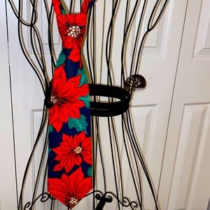 Fling pre tied Christmas  bling tie unisex